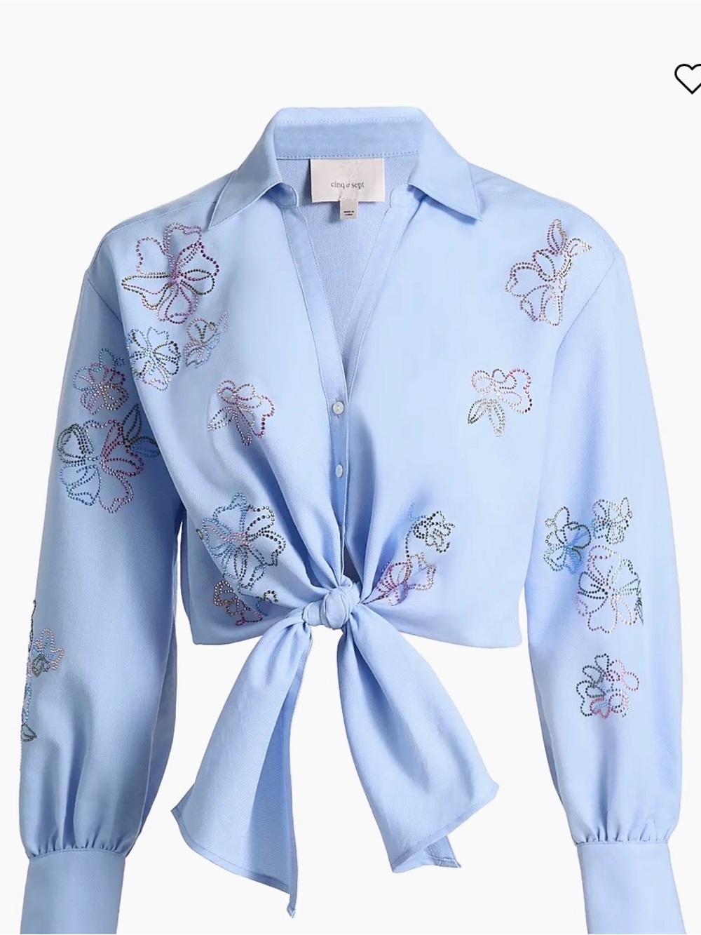 Cinq a Sept Marianna Blooming Lonework Top